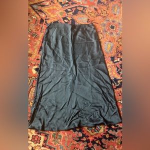 Madewell silk, Emerald skirt